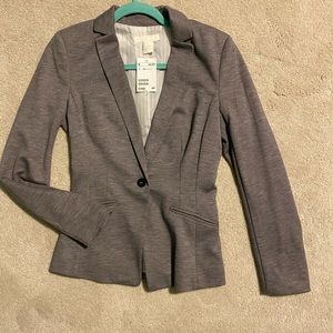 H&M Grey Blazer Size 4 NWT